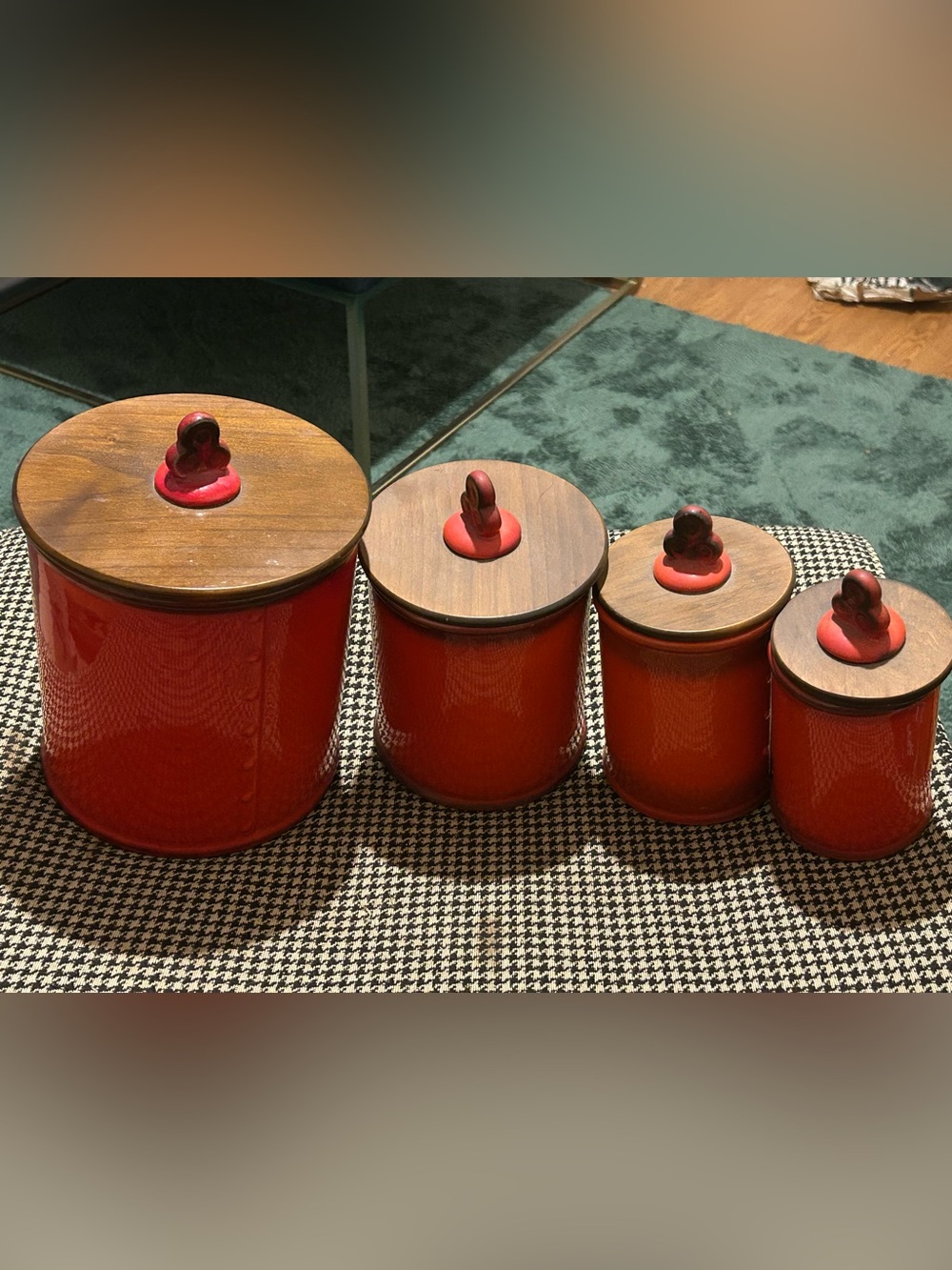 Vintage Metlox Poppytrail Canisters